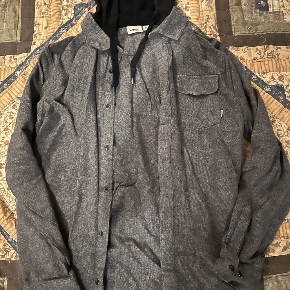 Vans medium shirt jacket with hood